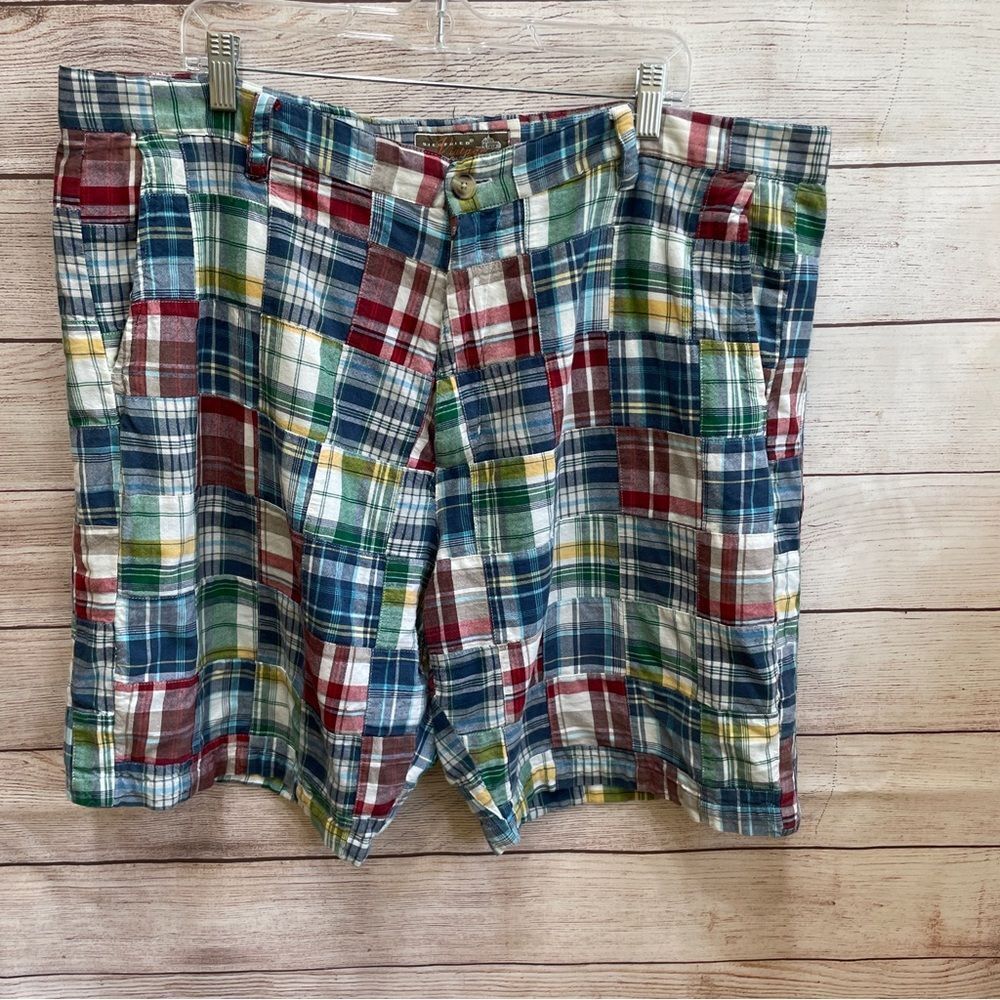 SIEGFRIED MADRAS PATCHWORK SHORTS - Picture 2 of 4